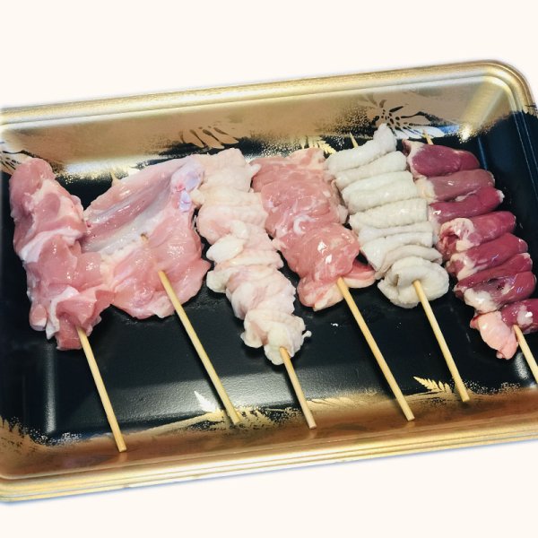 画像1: ソロキャン応援！国産焼き鳥六種盛りセット (1)