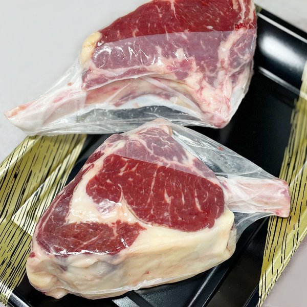 画像1: 限定特売：国産牛トマホークステーキ (1)