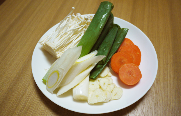 工程②野菜の準備