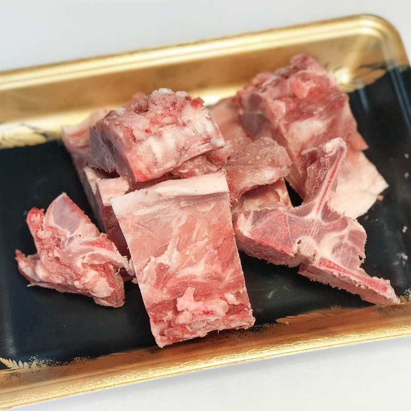醤大骨用 肉付き豚背骨[500g]｜国産豚肉の通販ギフトの日光畜産