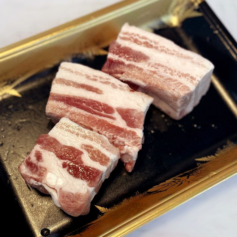 国産豚バラスペアリブ・キューブカット｜お肉専門通販 日光畜産